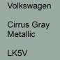 Preview: Volkswagen, Cirrus Gray Metallic, LK5V.